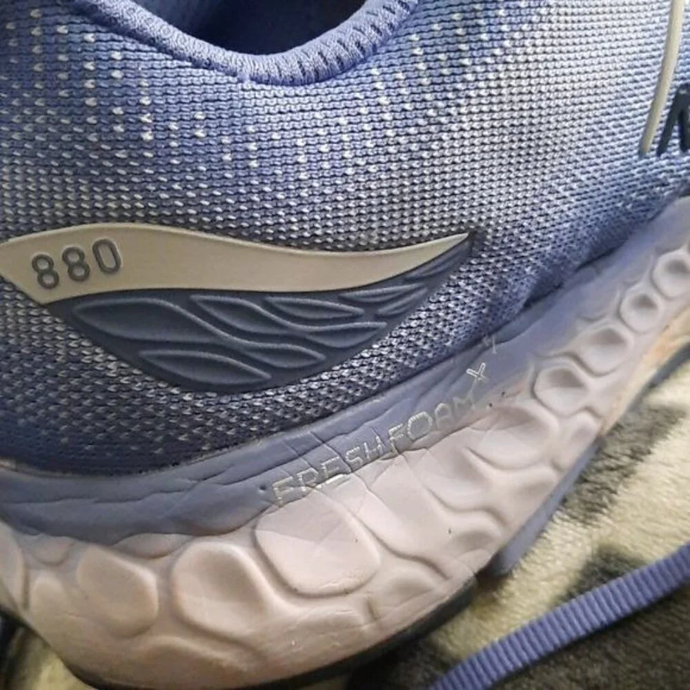 New Balance Blue Fresh X Foam 880 Running Walking Hiking Shoe Sneakers Size 10